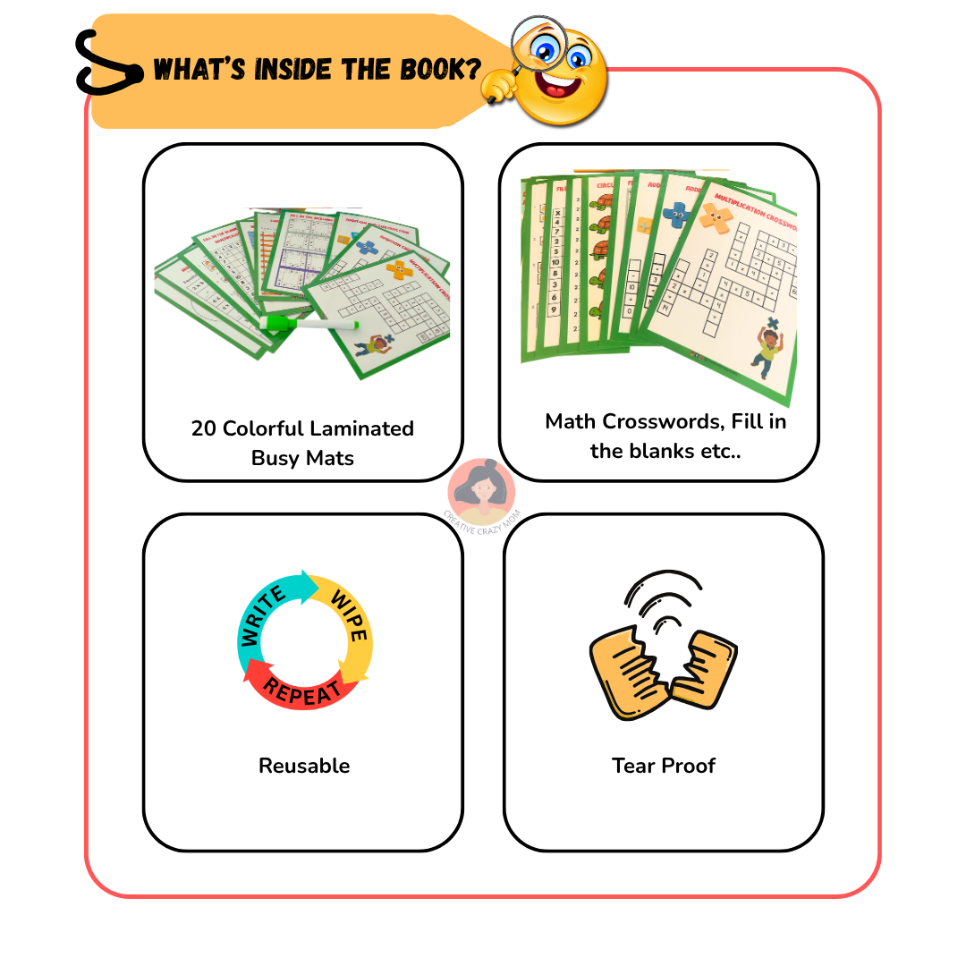 Math Wizard Travel Busy Mat