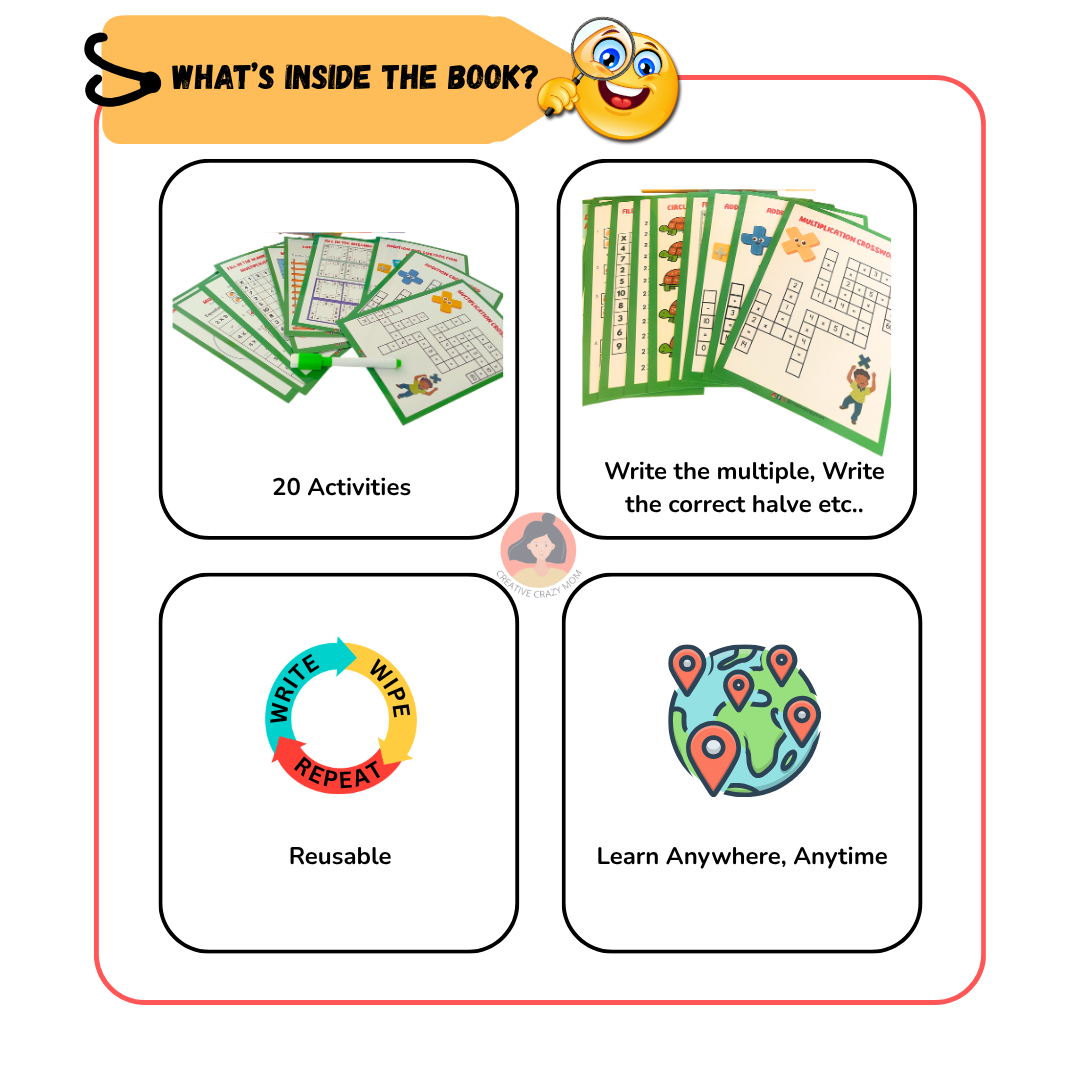 Math Wizard Travel Busy Mat