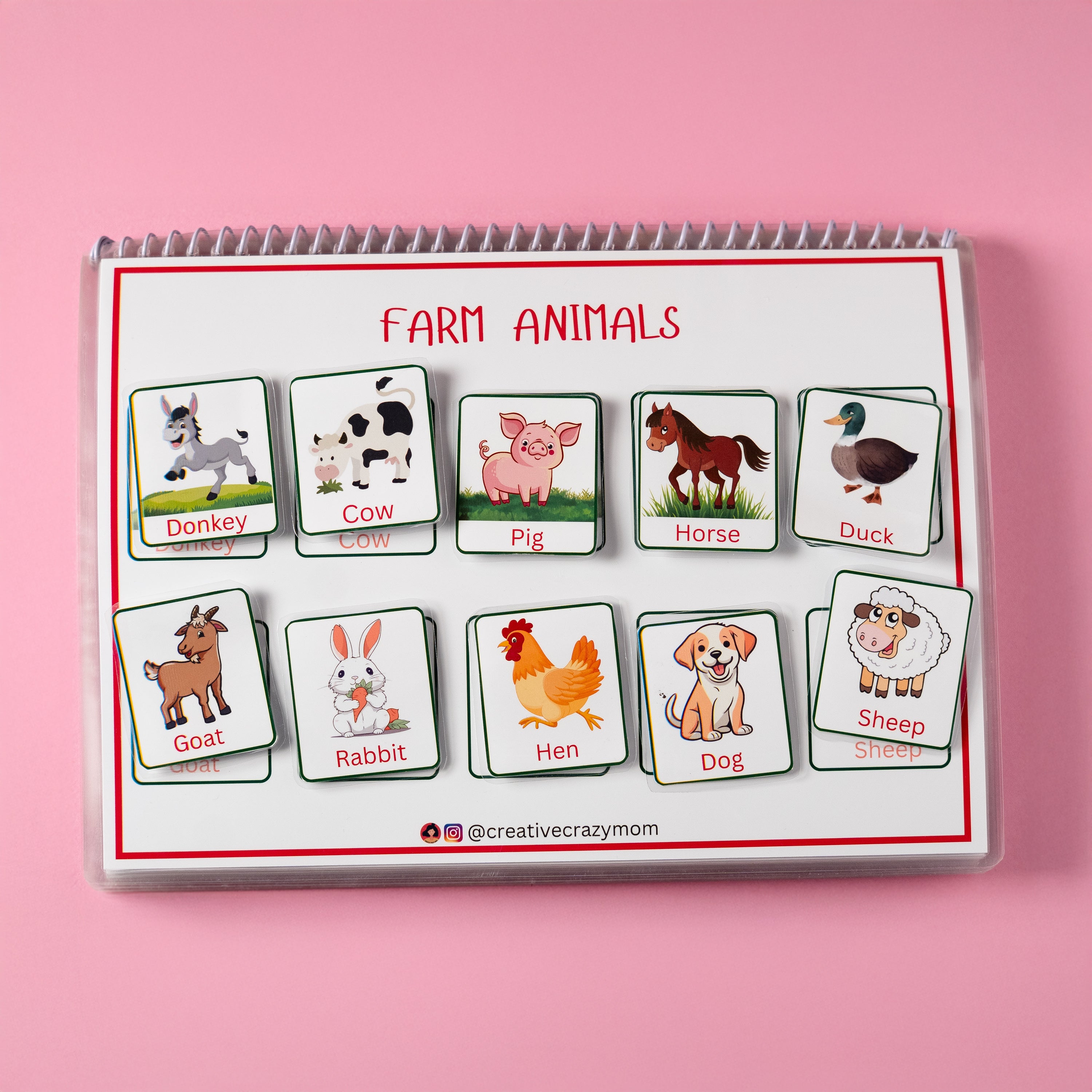 On The Farm Busy Book