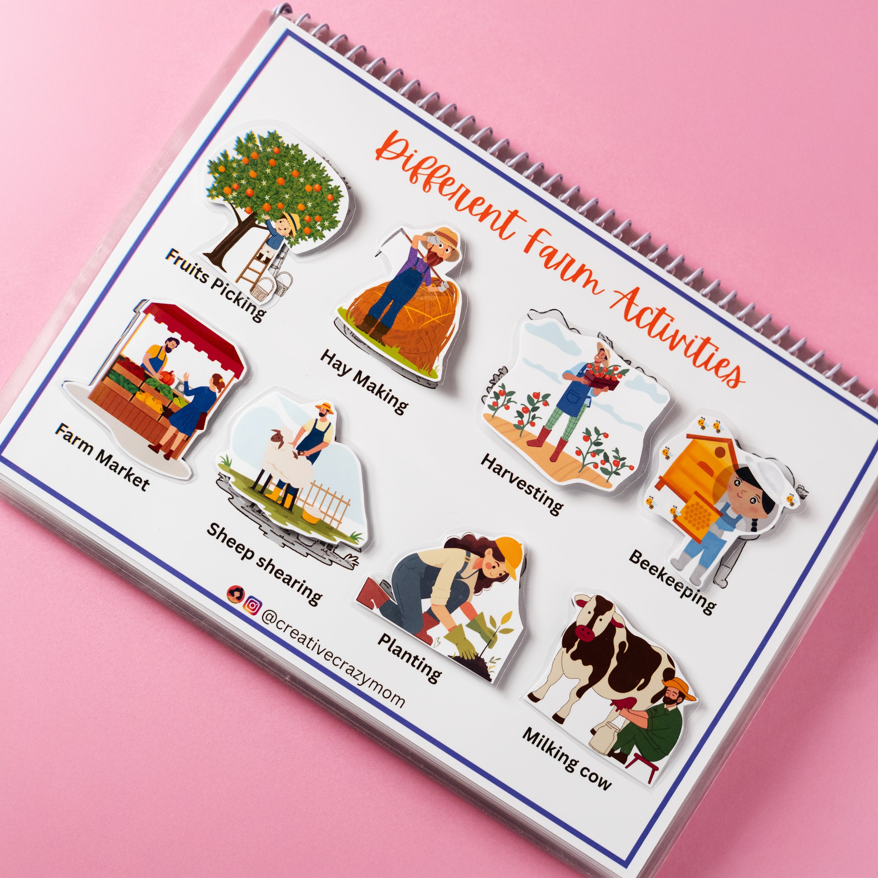 On The Farm Busy Book