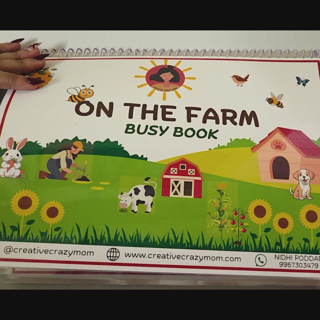 On The Farm Busy Book